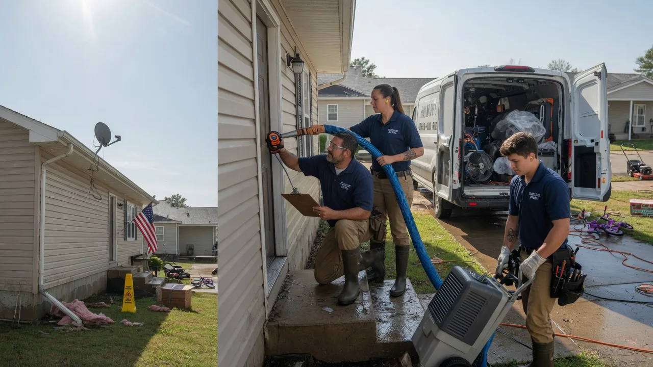 Ceiling Water Damage Restoration in Edgerton, KS near me